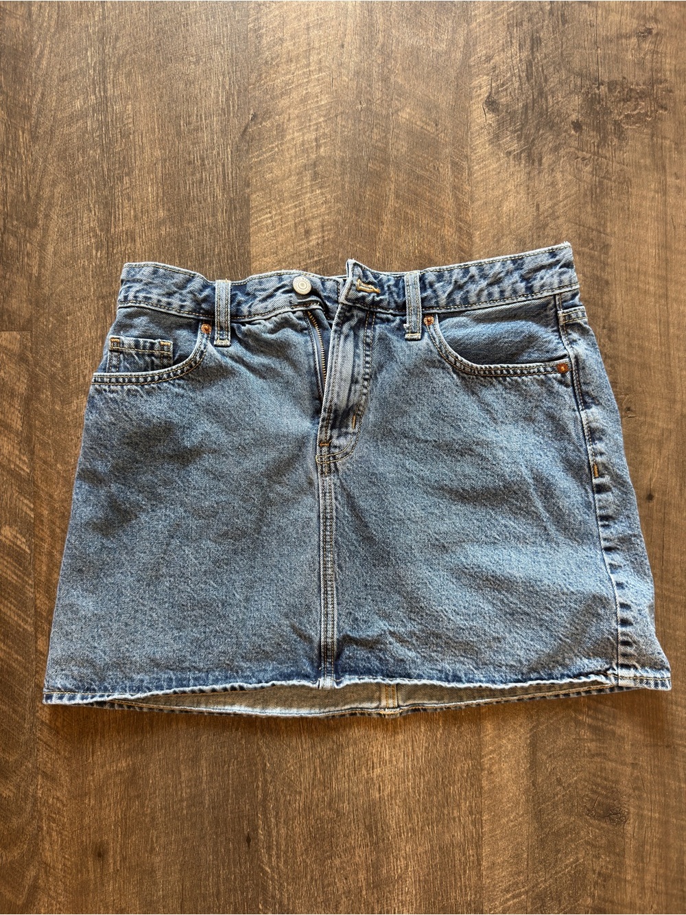 Old Navy Light Blue Denim Mini Skirt
